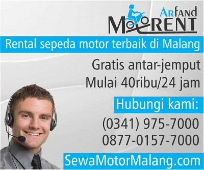 Rental Motor Gratis Antar Jemput kota Malang - Arfand Motorent – Rental Sepeda Motor Murah Malang